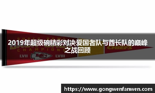 2019年超级碗精彩对决爱国者队与酋长队的巅峰之战回顾